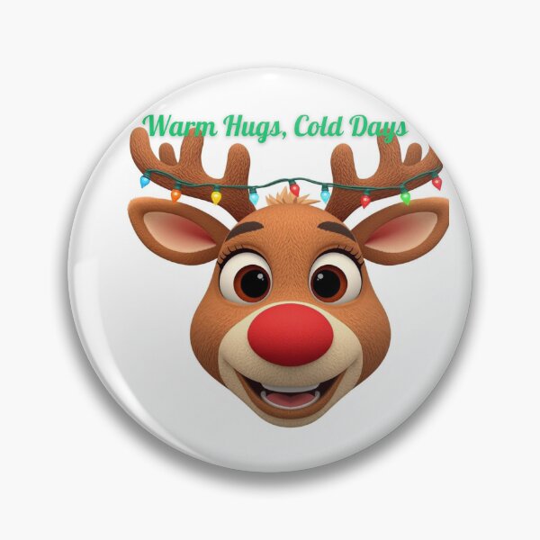 Item preview, Cozy Reindeer Love | Warm Hugs, Cold Days designed and sold by ArtShop2025LV.