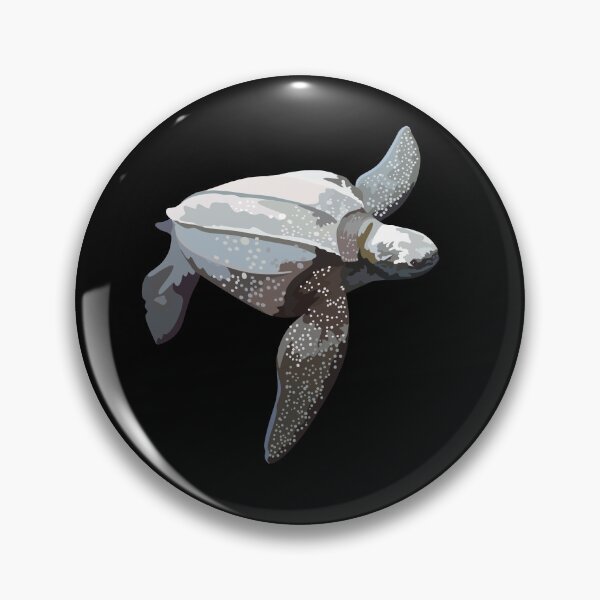 Item preview, L is for Leatherback Turtle,Leatherback Turtle – Majestic Sea Turtle Wildlife Illustration designed and sold by PrettylittlepastelUk.