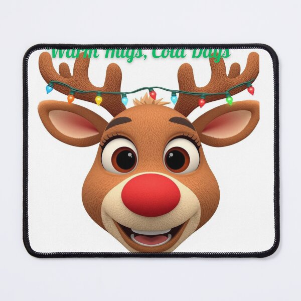 Item preview, Cozy Reindeer Love | Warm Hugs, Cold Days designed and sold by ArtShop2025LV.
