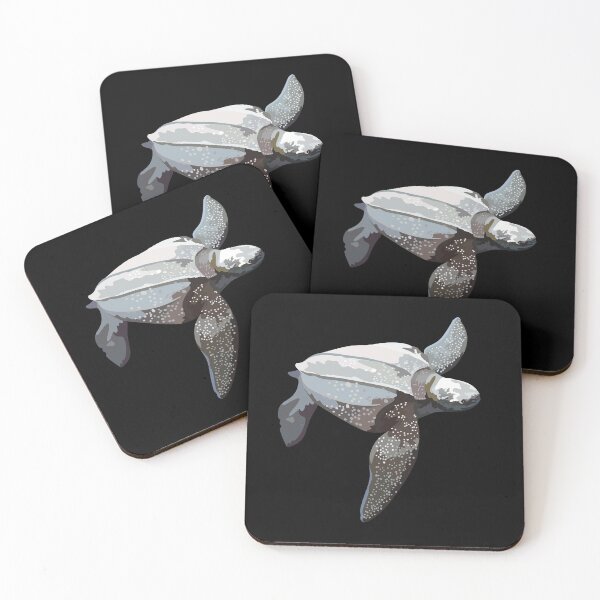 Item preview, L is for Leatherback Turtle,Leatherback Turtle – Majestic Sea Turtle Wildlife Illustration designed and sold by PrettylittlepastelUk.