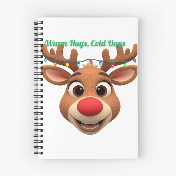 Item preview, Cozy Reindeer Love | Warm Hugs, Cold Days designed and sold by ArtShop2025LV.
