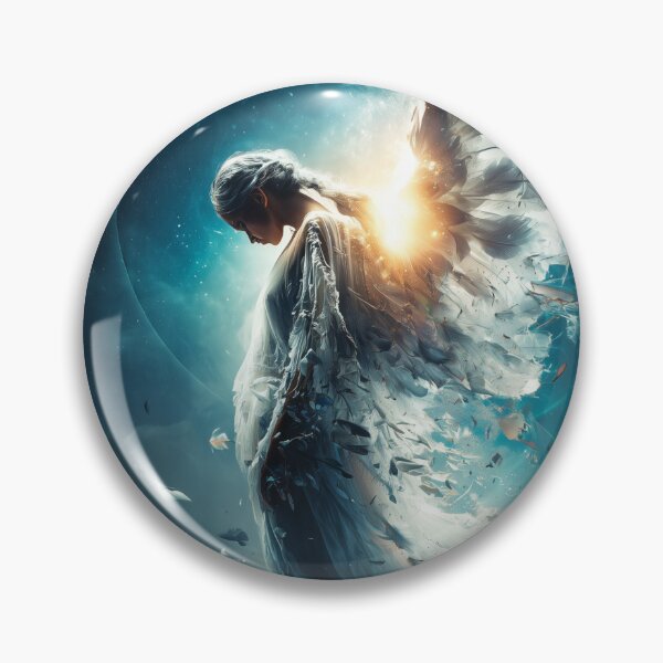 Item preview, She Keeps the Peace – Celestial Guardian Art designed and sold by VisionaryVeils.