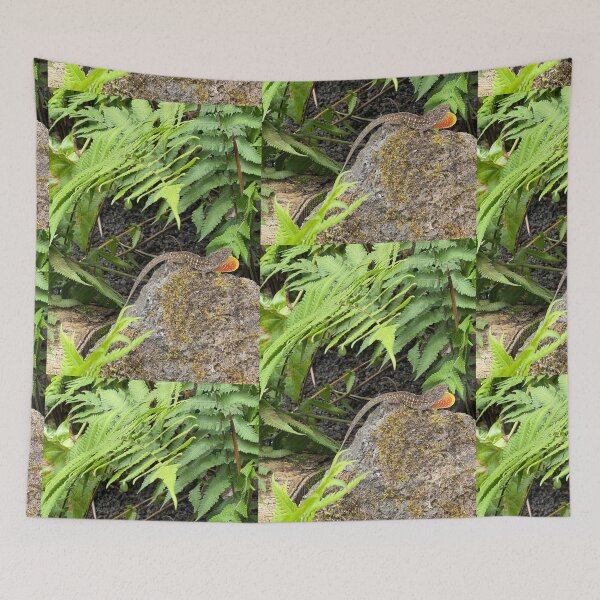 Item preview, Wild Lizard Display – Nature on Lava Rock designed and sold by TrisaThyme.