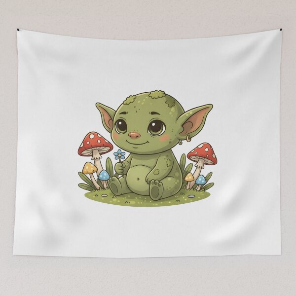 Item preview, Cottagecore Goblin Cute Garden Moss Mushroom Goblincore designed and sold by StickyGuys.