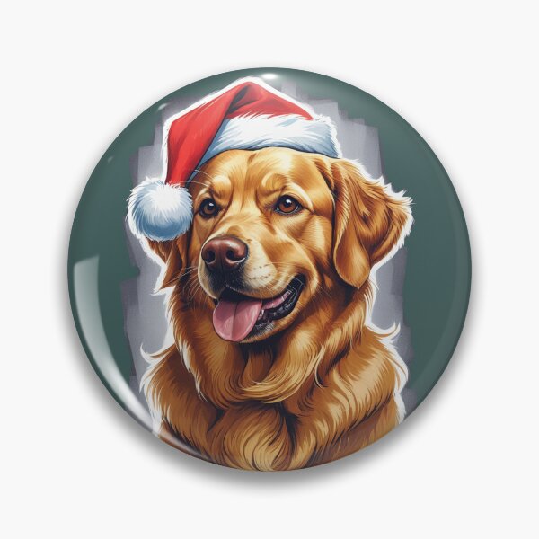 Item preview, Merry Christmas Golden Retriever Dog  designed and sold by PetArt  ⭐⭐⭐⭐⭐.