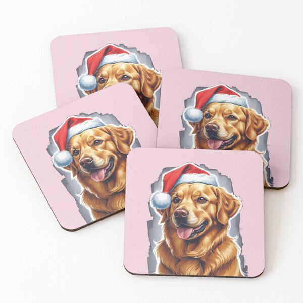 Item preview, Merry Christmas Golden Retriever Dog  designed and sold by PetArt  ⭐⭐⭐⭐⭐.