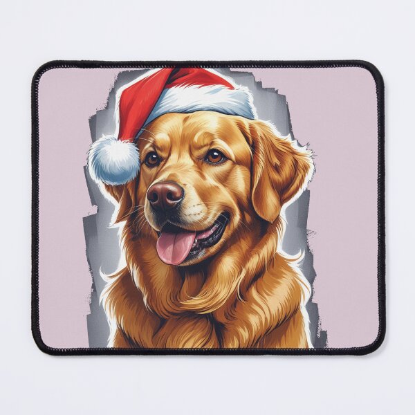 Item preview, Merry Christmas Golden Retriever Dog designed and sold by PetArt ⭐⭐⭐⭐⭐.