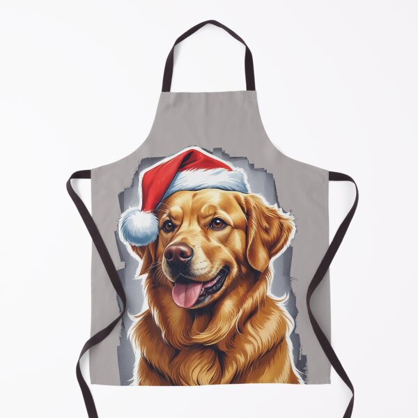 Item preview, Merry Christmas Golden Retriever Dog designed and sold by PetArt ⭐⭐⭐⭐⭐.