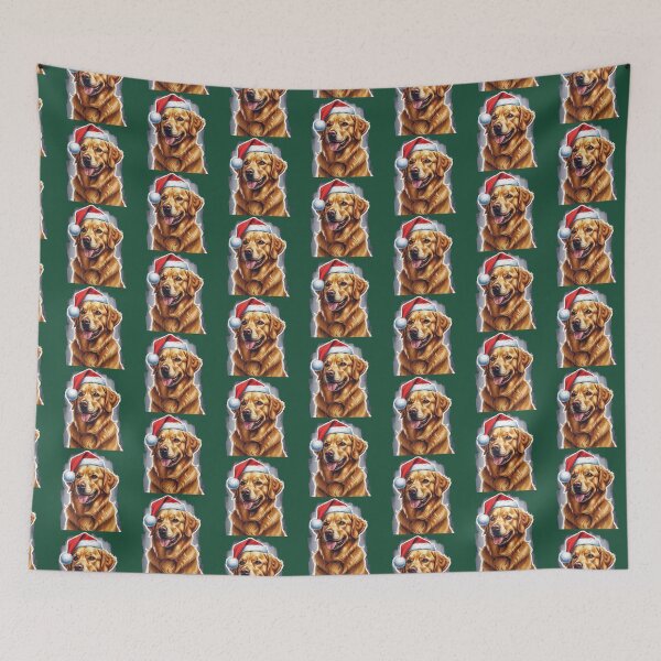 Item preview, Merry Christmas Golden Retriever Dog  designed and sold by PetArt  ⭐⭐⭐⭐⭐.