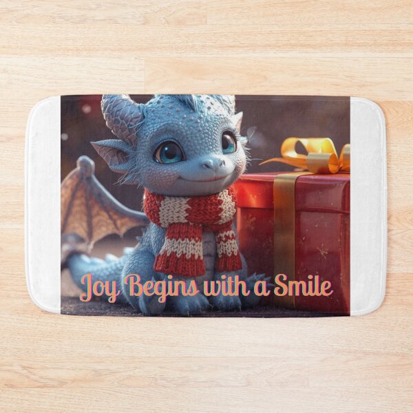 Item preview, Snowy Dragon Delight | Cute Winter Dragon Art designed and sold by ArtShop2025LV.