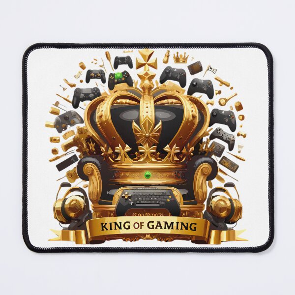 Item preview, King of Gaming Golden Crown Royal Design designed and sold by DrawDrip.