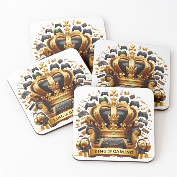 Item preview, King of Gaming Golden Crown Royal Design designed and sold by DrawDrip.