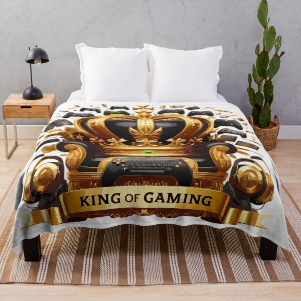 Item preview, King of Gaming Golden Crown Royal Design designed and sold by DrawDrip.