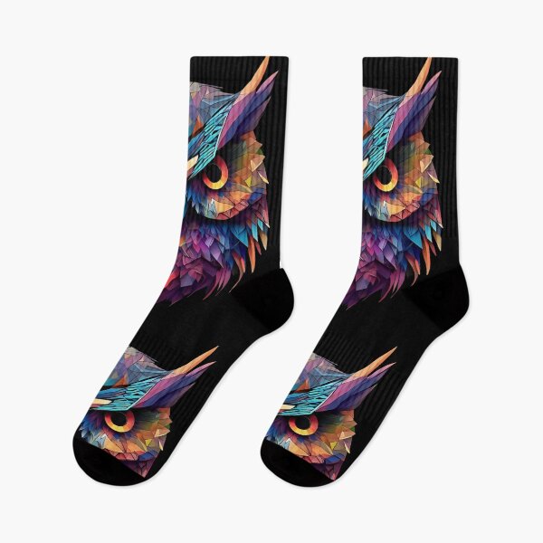 Item preview, Neon Insight – Geometric Owl designed and sold by Lumive.