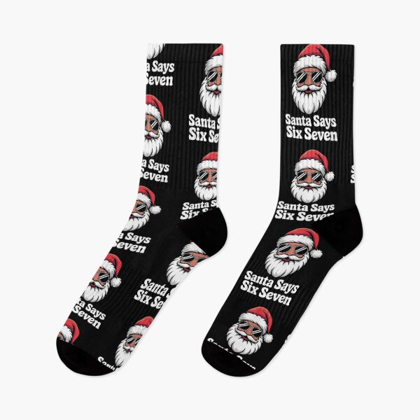 Item preview, Santa Says 67 Funny Six Seven Christmas Meme festive funny cool slang designed and sold by w1ckerman.