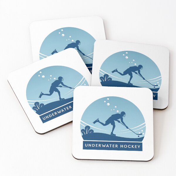 Item preview, Underwater Hockey Minimalist Design | Modern Aquatic Sport Illustration designed and sold by VividOrganica.