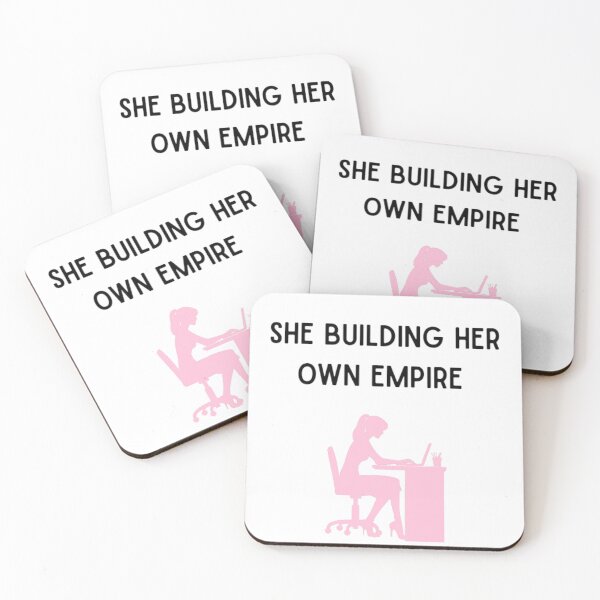 Item preview, She building her own empire - Girl boss quote designed and sold by Mastalina99.