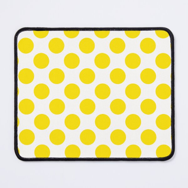 Item preview, Vivid Yellow Polka Dots On White designed and sold by POLKAIWERX.
