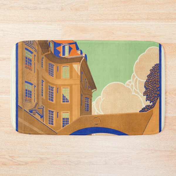 Item preview, Vintage Art Deco Poster | Muster-Wohnungen am Viadukt Basel | Architectural Urban Design | 20th Century Graphic Art Print designed and sold by artofuniverse.