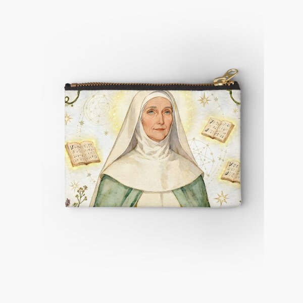 Item preview, Hildegard von Bingen – The Mystic of Light and Harmony | Spiritual Art by Sonia Sarkali designed and sold by SoniaSarkali.