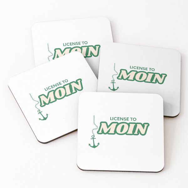 Item preview, License to MOIN – Funny North German design with anchor | Maritime humor for coastal kids designed and sold by Fies-und-Fein.
