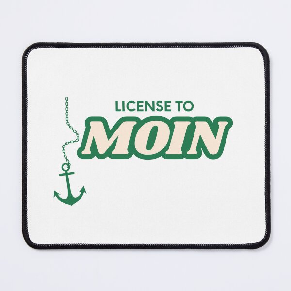 Item preview, License to MOIN – Funny North German design with anchor | Maritime humor for coastal kids designed and sold by Fies-und-Fein.