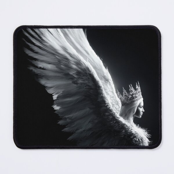 Item preview, A Queen Long Before the Crown – Regal Angelic Portrait designed and sold by VisionaryVeils.