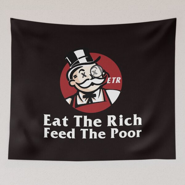 Item preview, Eat the rich Feed the poor designed and sold by remerasnerdas.