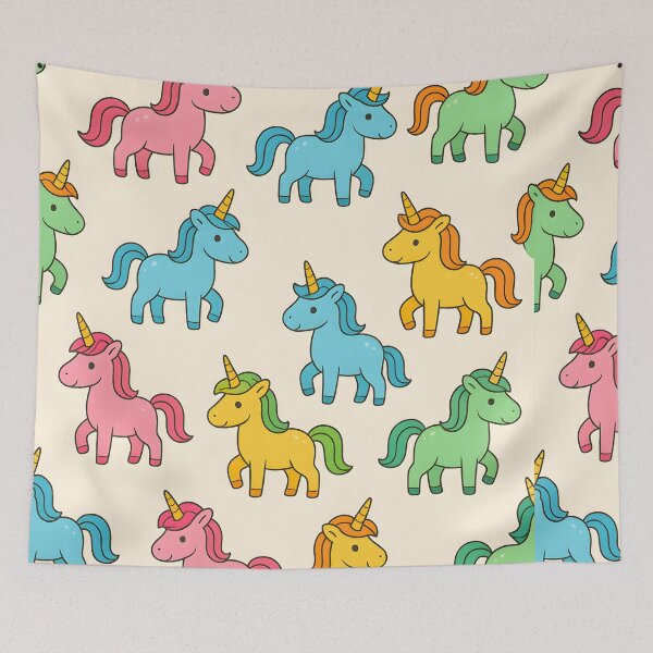 Item preview, COLORFUL UNICORN PATTERNS designed and sold by infinitearte.
