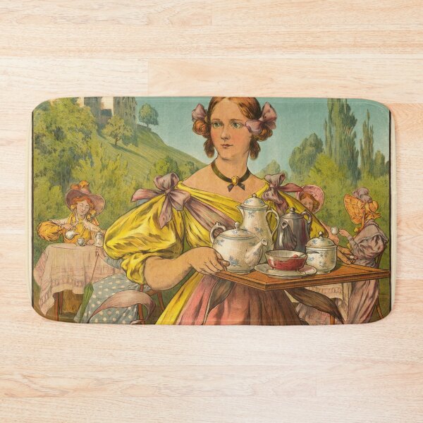 Item preview, Vintage Art Nouveau Poster | St. Margarethen Kaffee-Wirtschaft Basel | 19th Century Café Culture Lithograph | Antique Advertisement Art designed and sold by artofuniverse.