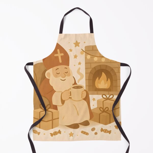 Item preview, Cozy Sinterklaas by the Fireplace designed and sold by AI-Only Creations.