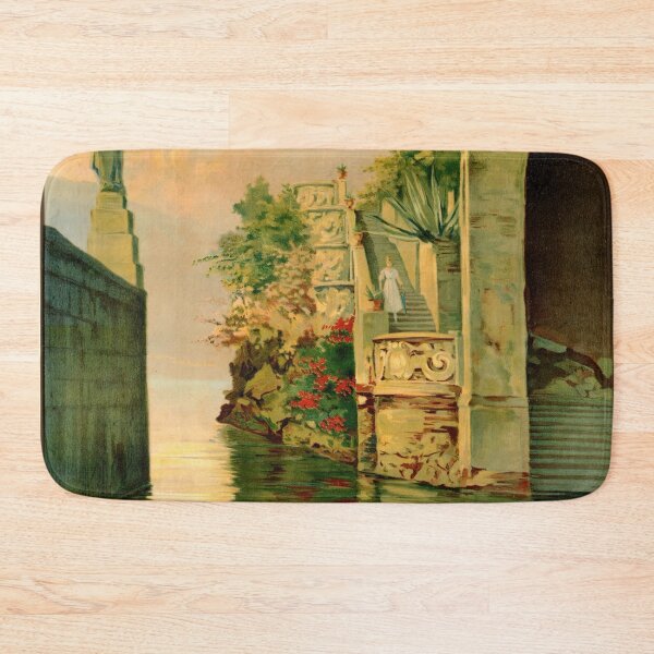 Item preview, Vintage Travel Poster | Punta di Balbianello | Lake Como Art | Italian Architecture & Nature | Early 20th Century Style | Art Nouveau designed and sold by artofuniverse.