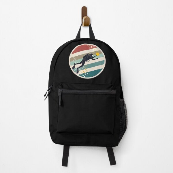Item preview, Retro Underwater Diver Silhouette | Vintage Scuba Adventure Design designed and sold by VividOrganica.