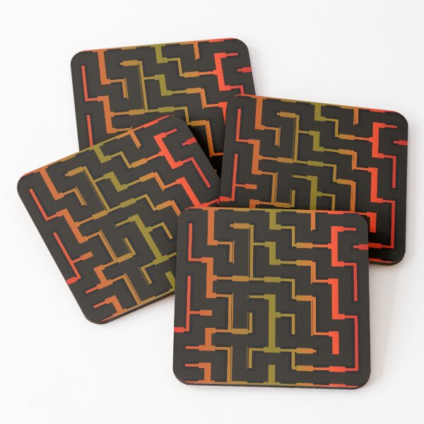 Item preview, Colorful Maze with Complex Pathways designed and sold by design2xstudio.