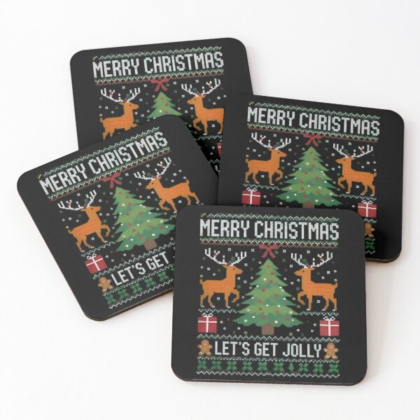 Item preview, Merry Christmas Let's Get Jolly Design designed and sold by Linework Studio.