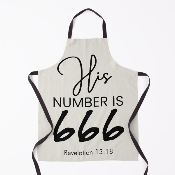Item preview, His Number Is 666 | 666 | Revelation 13:18 designed and sold by Anniko Art Studio.
