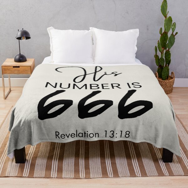 Item preview, His Number Is 666 | 666 | Revelation 13:18 designed and sold by Anniko Art Studio.
