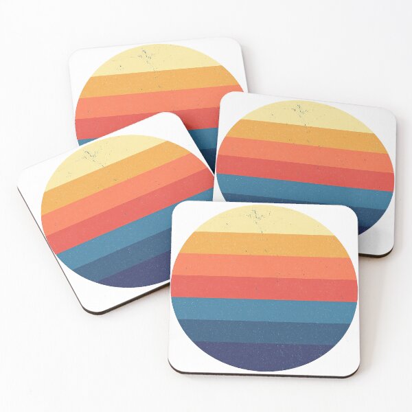 Item preview, Retro Sunset Gradient Minimalist Circle Design designed and sold by ArtfulWeave.