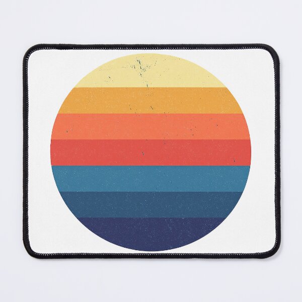 Item preview, Retro Sunset Gradient Minimalist Circle Design designed and sold by ArtfulWeave.