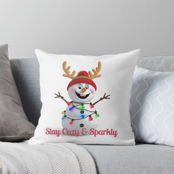 Item preview, Frostly Charm | Sparkly Snowman Winter Art designed and sold by ArtShop2025LV.