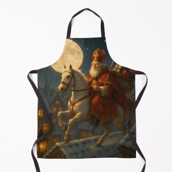 Item preview, Magical Sinterklaas Under the Full Moon designed and sold by AI-Only Creations.