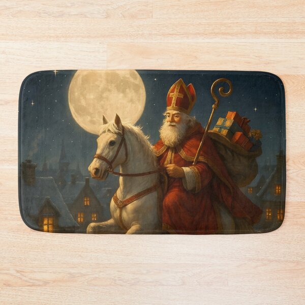 Item preview, Magical Sinterklaas Under the Full Moon designed and sold by AI-Only Creations.