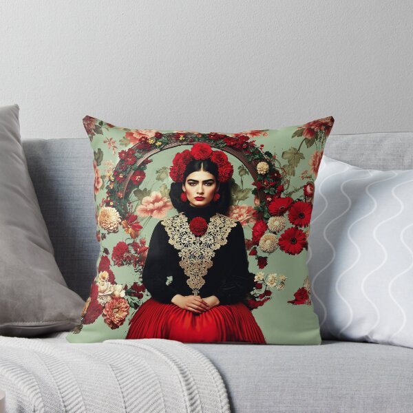 Item preview, Frida Kahlo Floral Portrait Design designed and sold by Pjotre7.