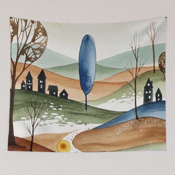 Item preview,  Rural landscape designed and sold by Design4uStudio.