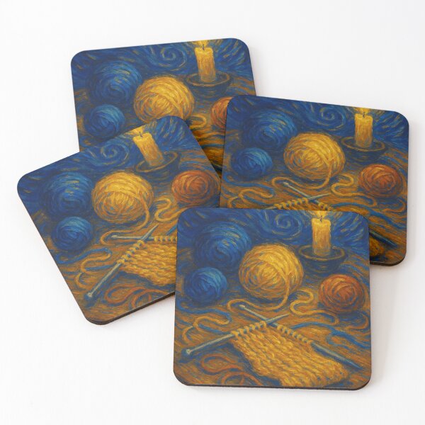 Item preview, Cozy Yarn Night – Van Gogh Inspired designed and sold by Iail Ioa.
