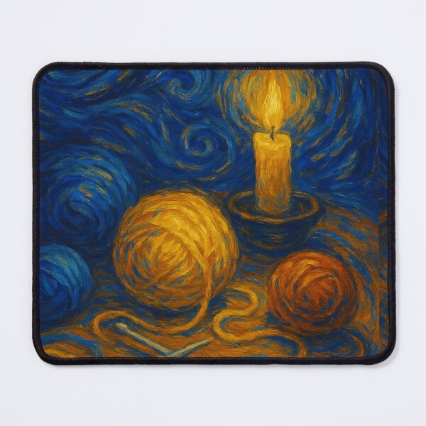 Item preview, Cozy Yarn Night – Van Gogh Inspired designed and sold by Iail Ioa.