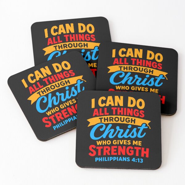 Item preview, Philippians 4:13 I can do all things through Christ who gives me strength designed and sold by plushism.