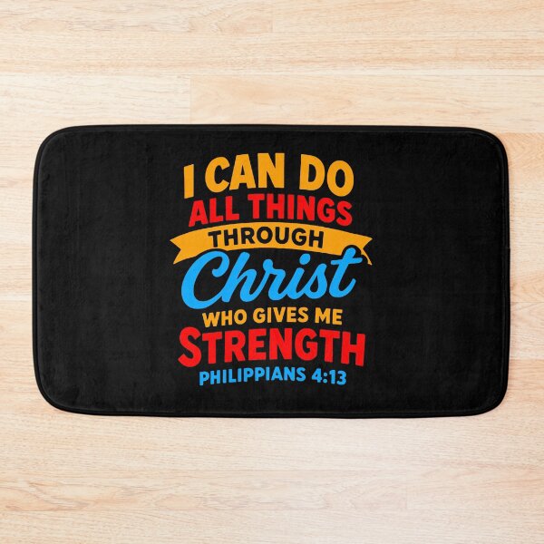 Item preview, Philippians 4:13 I can do all things through Christ who gives me strength designed and sold by plushism.