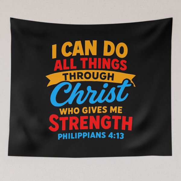 Item preview, Philippians 4:13 I can do all things through Christ who gives me strength designed and sold by plushism.