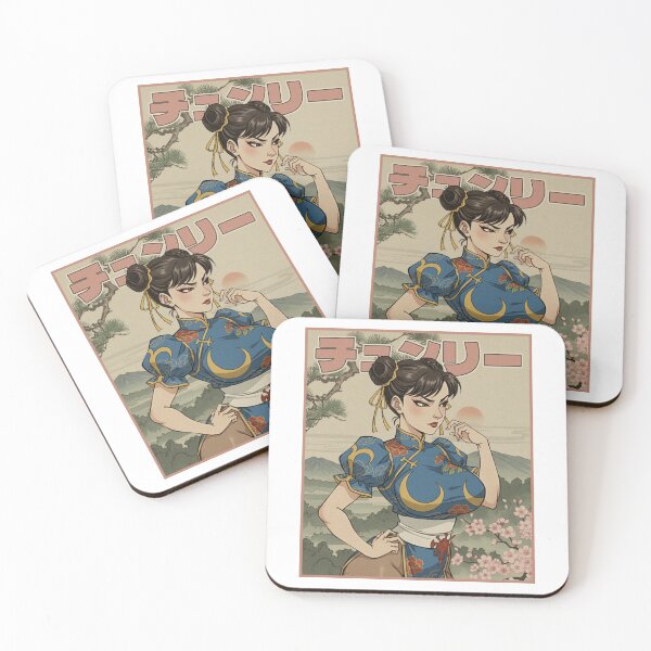 Item preview, Chun Li Japanese Art designed and sold by MadShroomPrints.